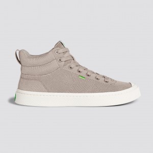 Cariuma High Top Bamboo Weave Knit Vegan IBI HIGH Dame Beige | 923FZPIHS