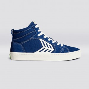 Cariuma High Top Canvas CATIBA PRO Herre Blå | 568HDZYLK