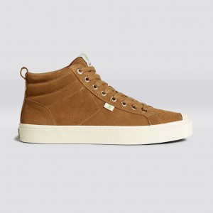 Cariuma High Top Suede OCA HIGH Dame Camel | 071OWNJCX