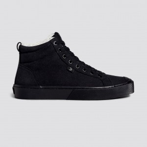 Cariuma High Top Suede Vegan OCA HIGH Herre Sort | 241JPWXNS