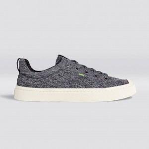 Cariuma Low Top Bamboo Weave Knit Vegan IBI Dame Grå | 240ZMOWFT