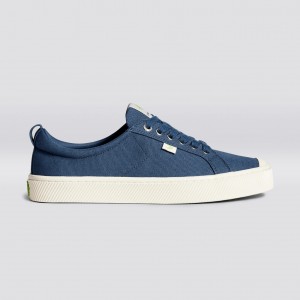 Cariuma Low Top Canvas Veganske OCA LOW Dame Blå | 460FTQBRM