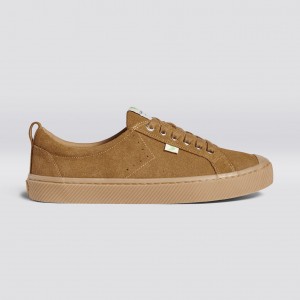 Cariuma Low Top Suede OCA LOW Dame All Camel | 067SGOJCR