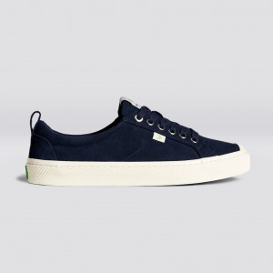 Cariuma Low Top Suede OCA LOW Herre Blå | 314BHEVMY