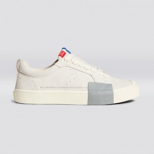 Cariuma Low Top Suede OCA LOW Herre Off-White Vintage | 043ZVBACY