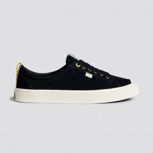 Cariuma Low Top Suede OCA LOW Herre Sort | 346VWPHND