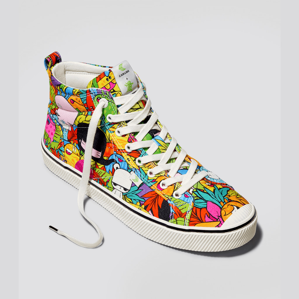 Cariuma High Top Canvas OCA HIGH Dame OCA High Toz Print | 205XRBCME