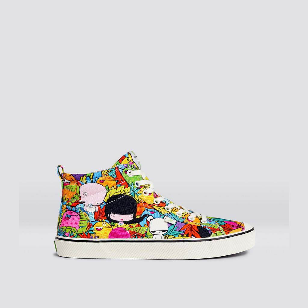 Cariuma High Top Canvas OCA HIGH Dame OCA High Toz Print | 205XRBCME