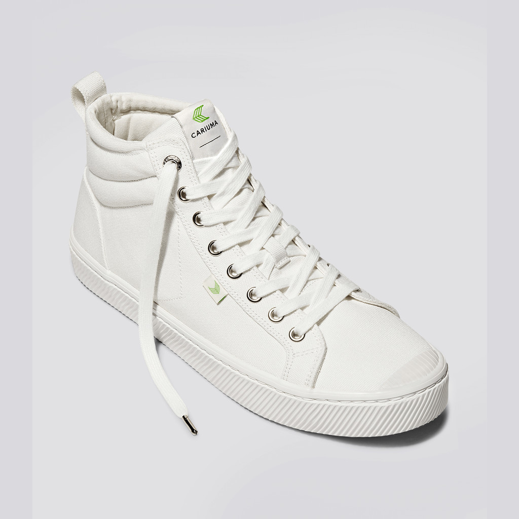 Cariuma High Top Canvas Vegan OCA HIGH Dame Off-White | 063WPHOVY