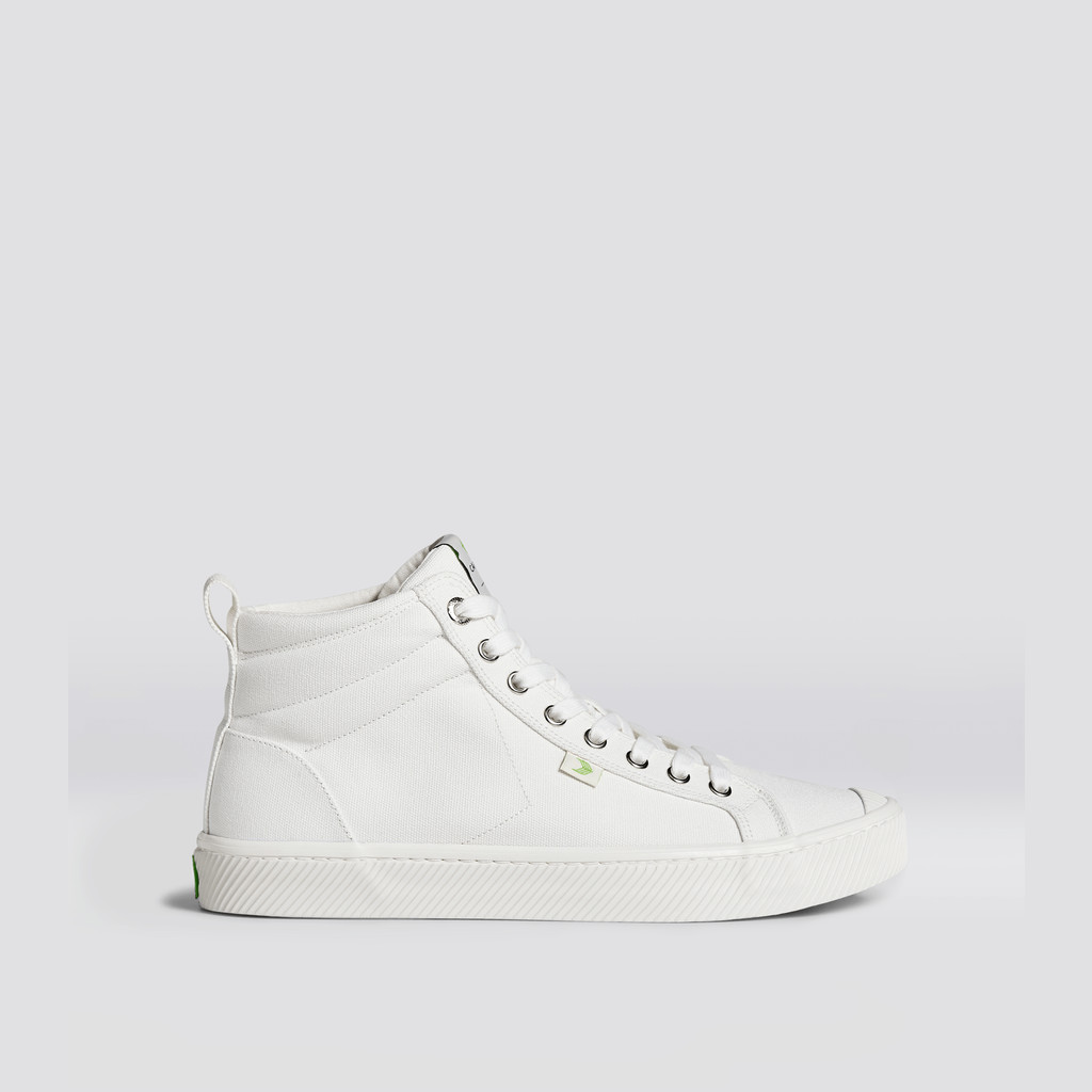 Cariuma High Top Canvas Vegan OCA HIGH Dame Off-White | 063WPHOVY