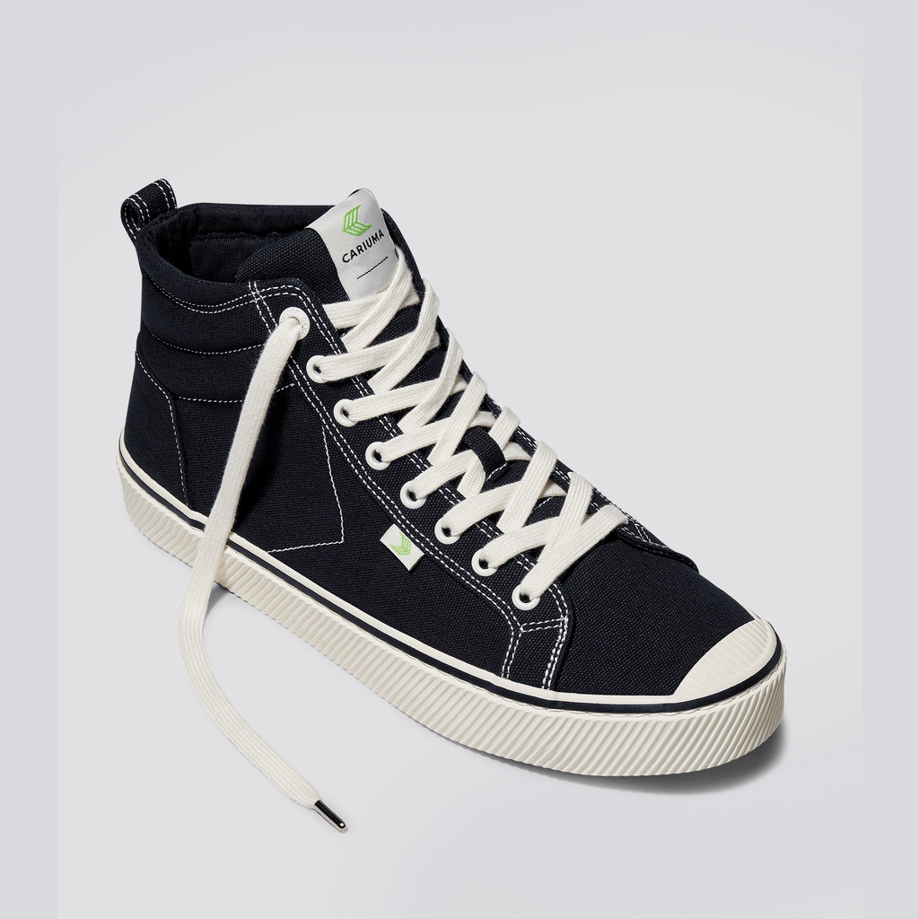 Cariuma High Top Canvas Vegan OCA HIGH Dame Sort | 327BDFSWT