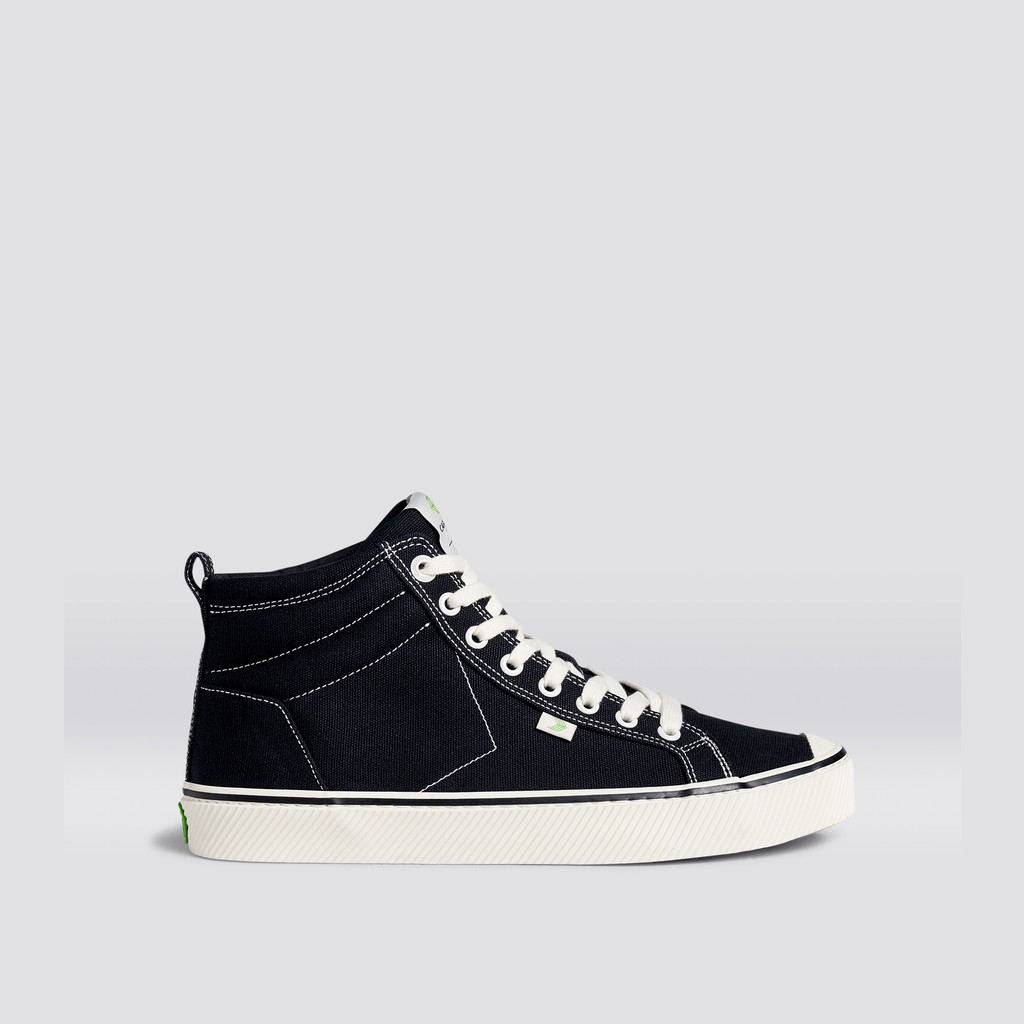 Cariuma High Top Canvas Vegan OCA HIGH Dame Sort | 327BDFSWT