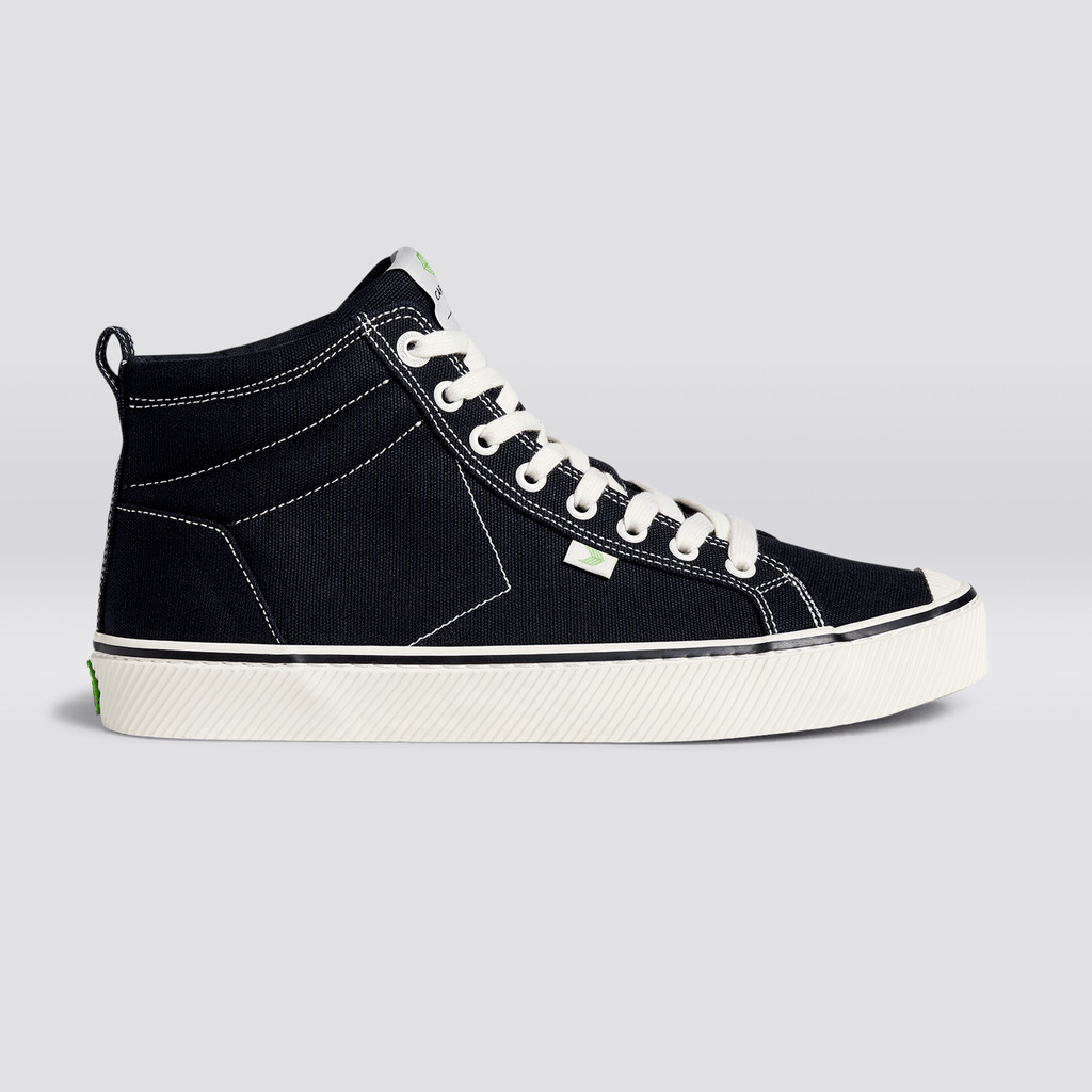 Cariuma High Top Canvas Vegan OCA HIGH Dame Sort | 327BDFSWT