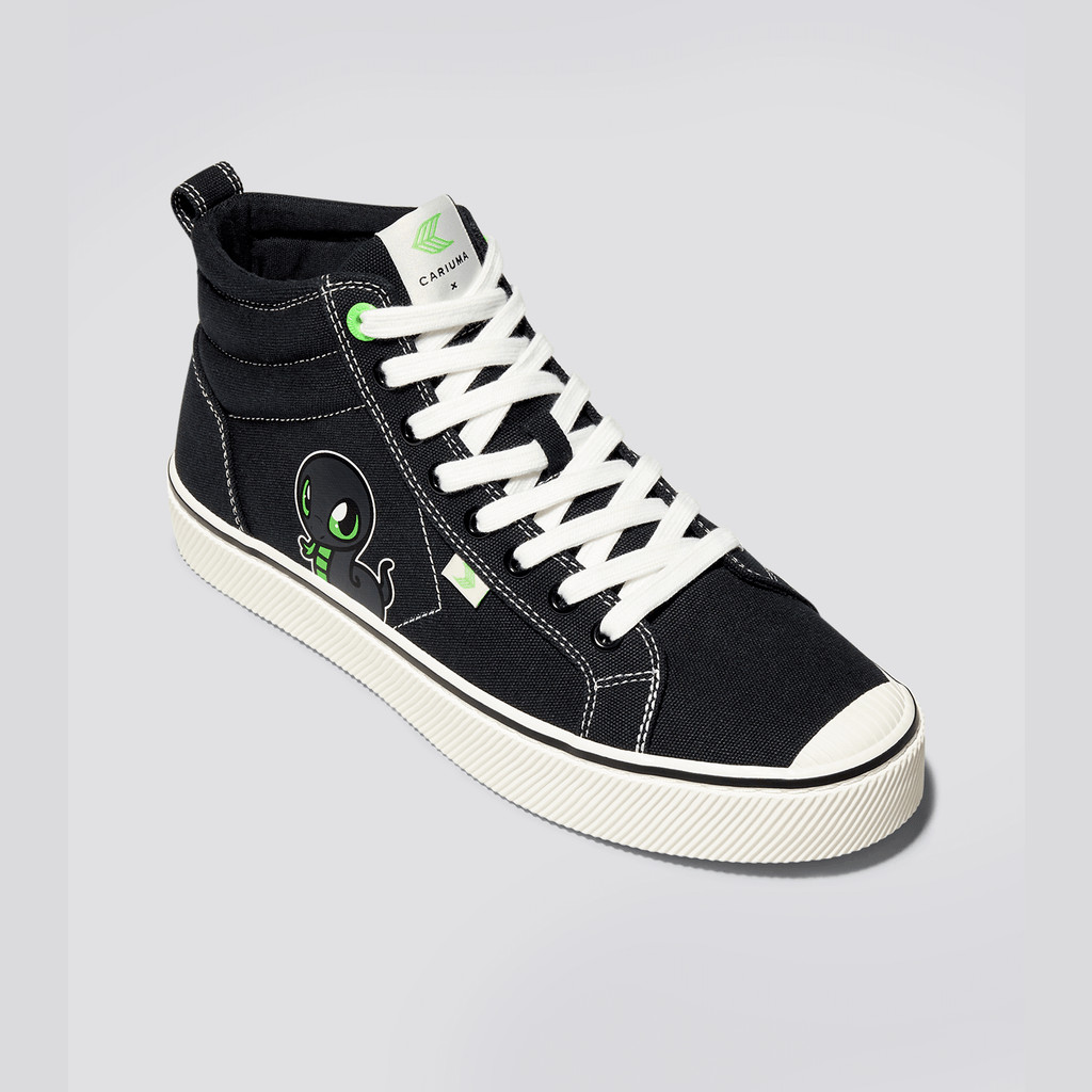 Cariuma High Top Canvas Vegan OCA HIGH Herre Sort | 528WXBEOI