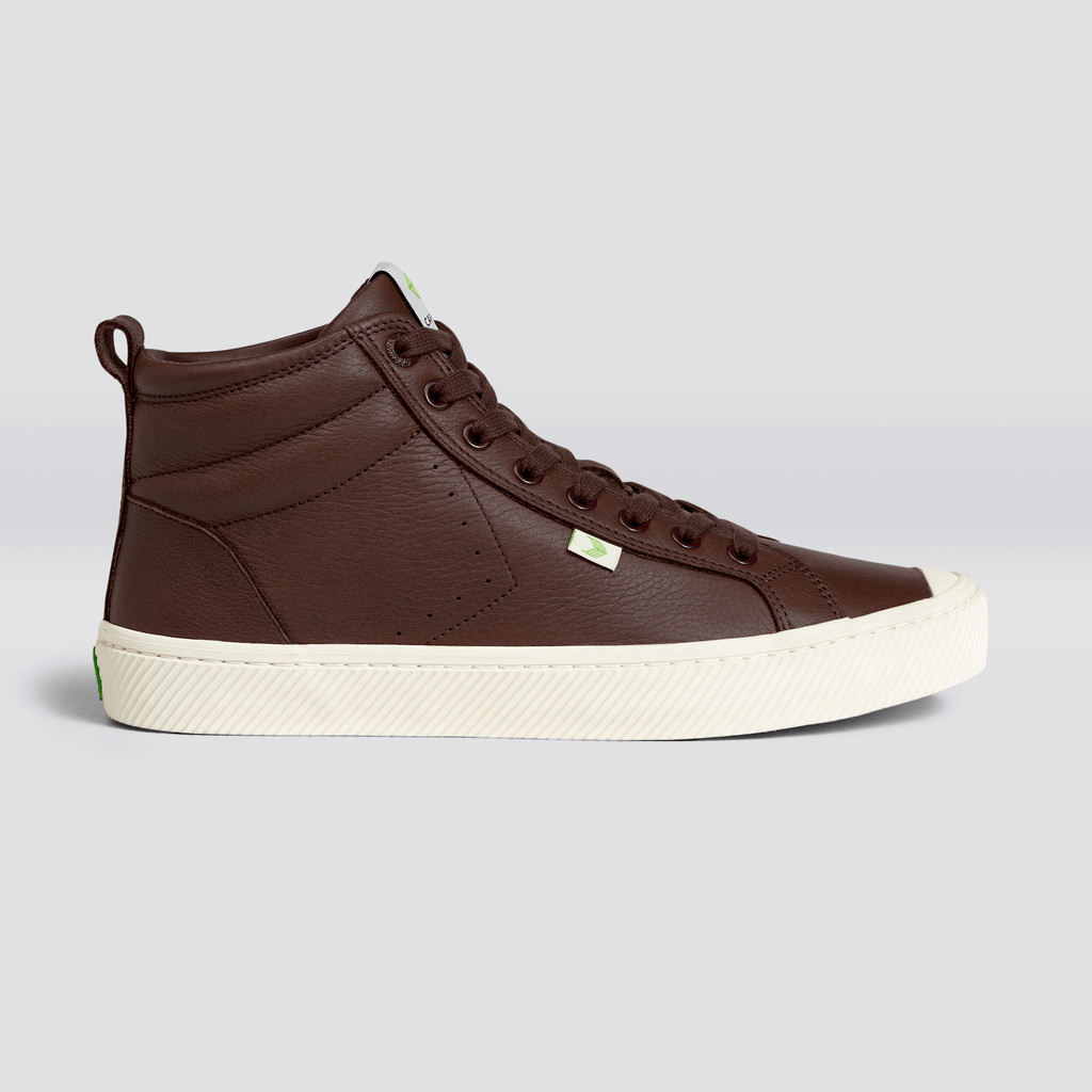 Cariuma High Top Premium Leather OCA HIGH Dame Brune | 049OVQFIX