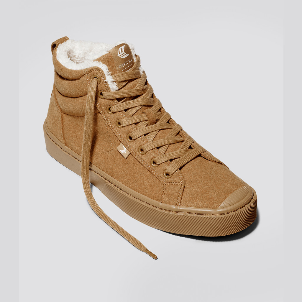 Cariuma High Top Suede Vegan OCA HIGH Dame All Camel | 678ADRTUJ