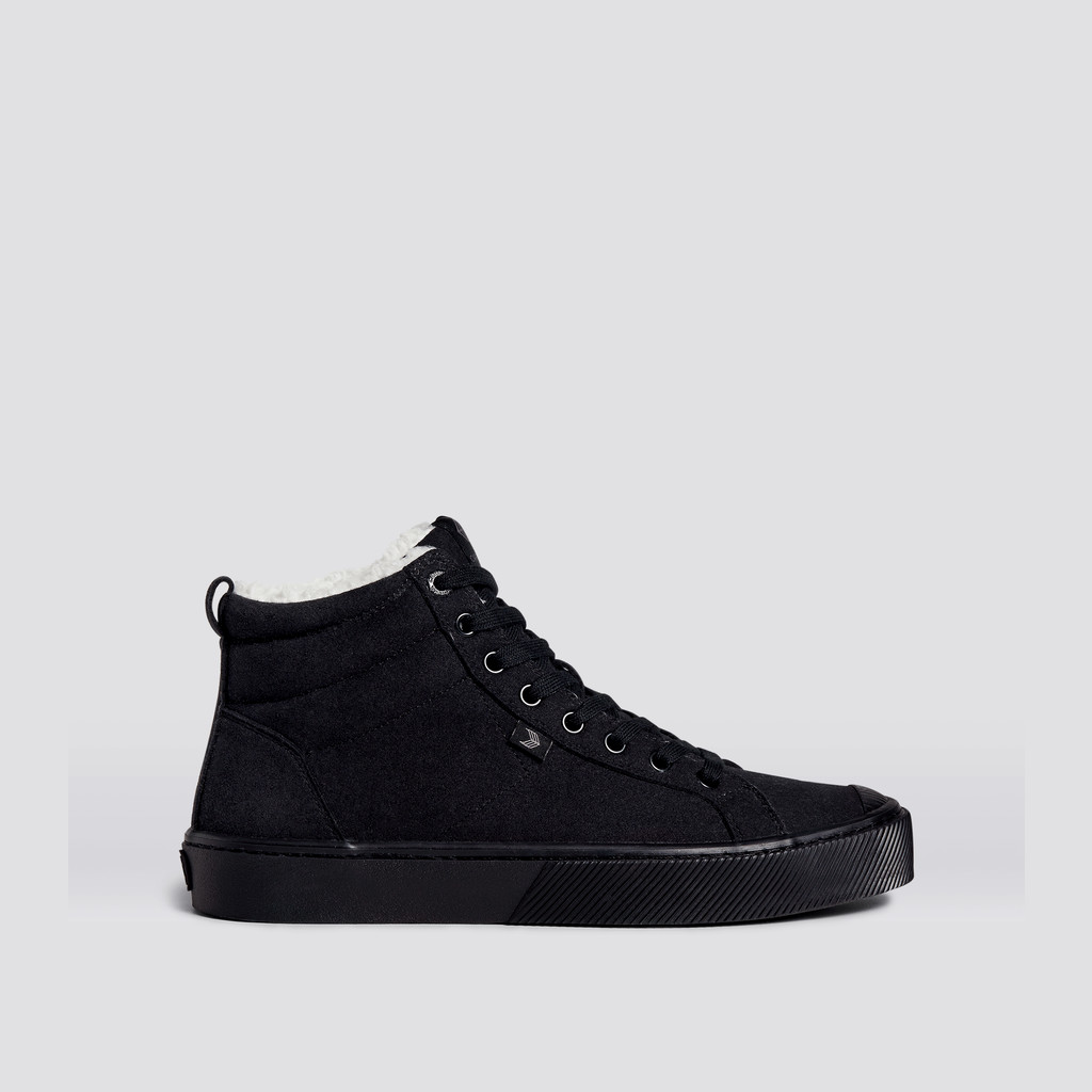 Cariuma High Top Suede Vegan OCA HIGH Dame Sort | 582LMVEGI