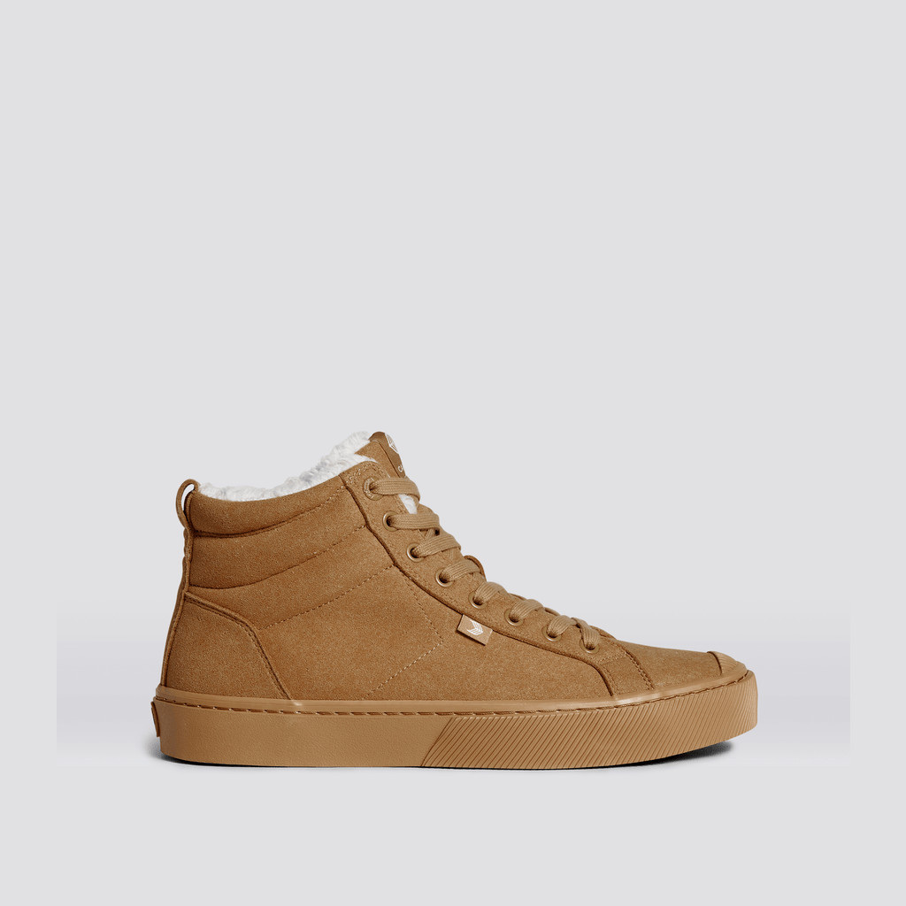 Cariuma High Top Suede Vegan OCA HIGH Herre All Camel | 918HQMZIR