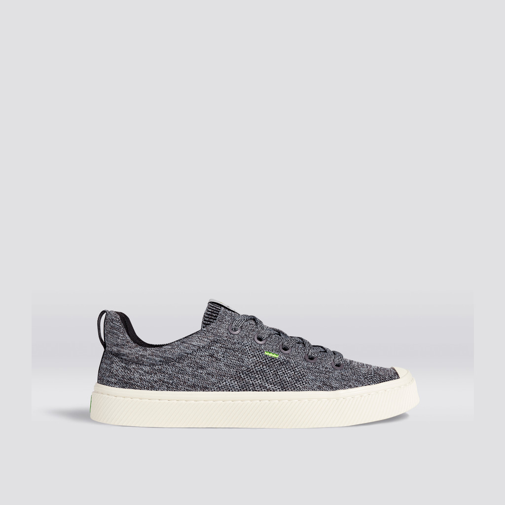 Cariuma Low Top Bamboo Weave Knit Vegan IBI Dame Grå | 240ZMOWFT