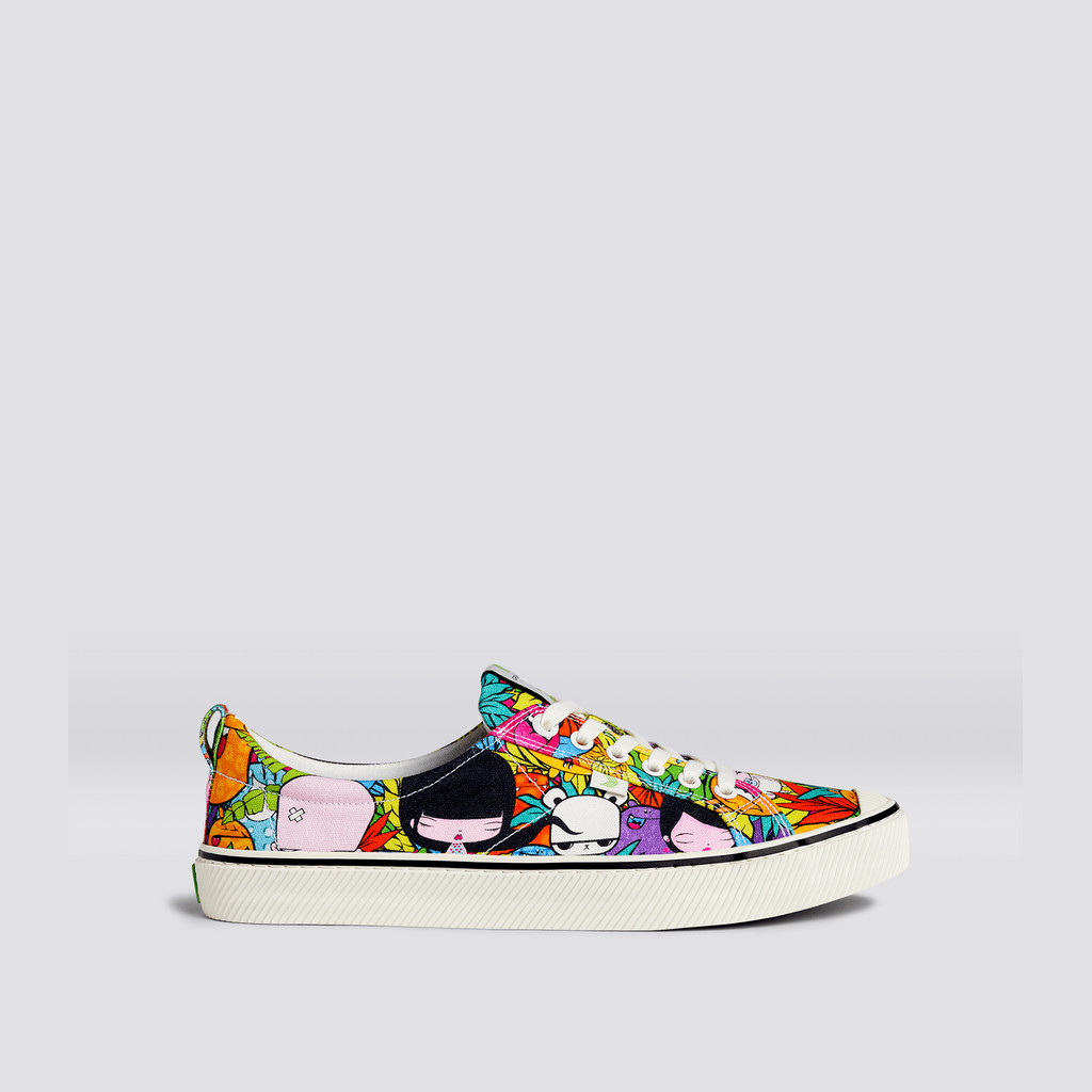 Cariuma Low Top Canvas OCA LOW Herre OCA Low Toz Print | 901OCWSZX