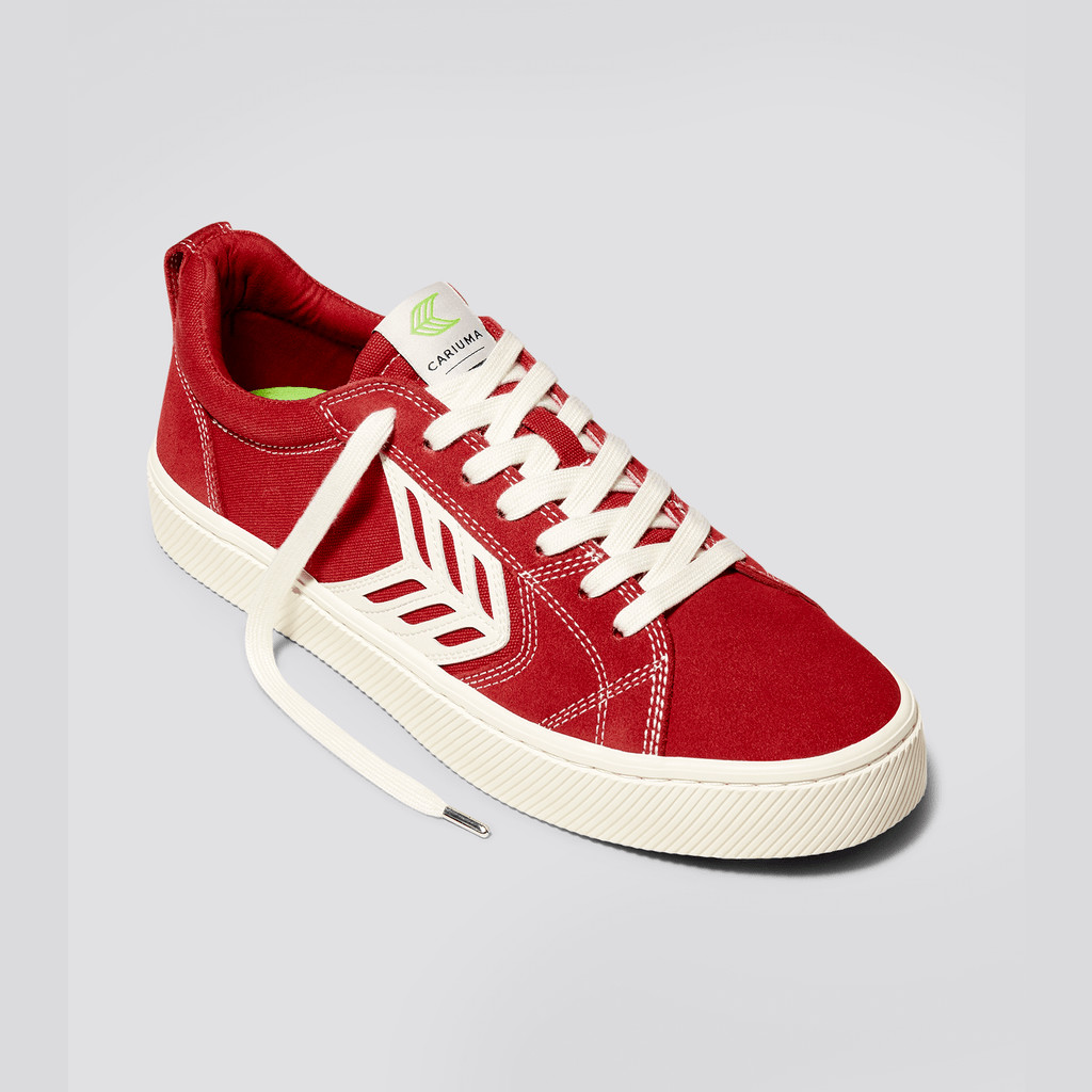 Cariuma Low Top Canvas Skate Vegan CATIBA PRO Dame Rød | 391OBKTUQ