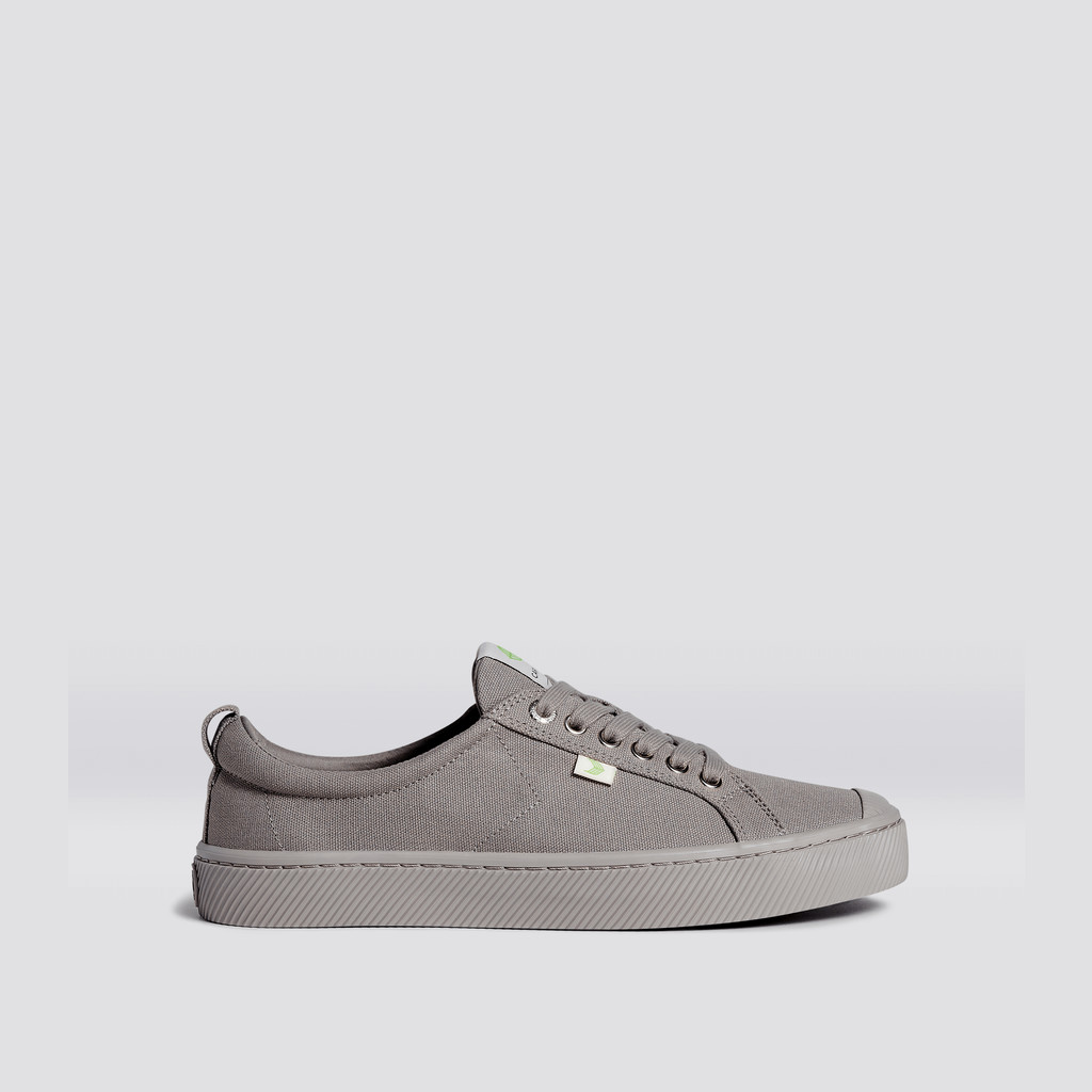 Cariuma Low Top Canvas Veganske OCA LOW Herre Grå | 892SYJZGW