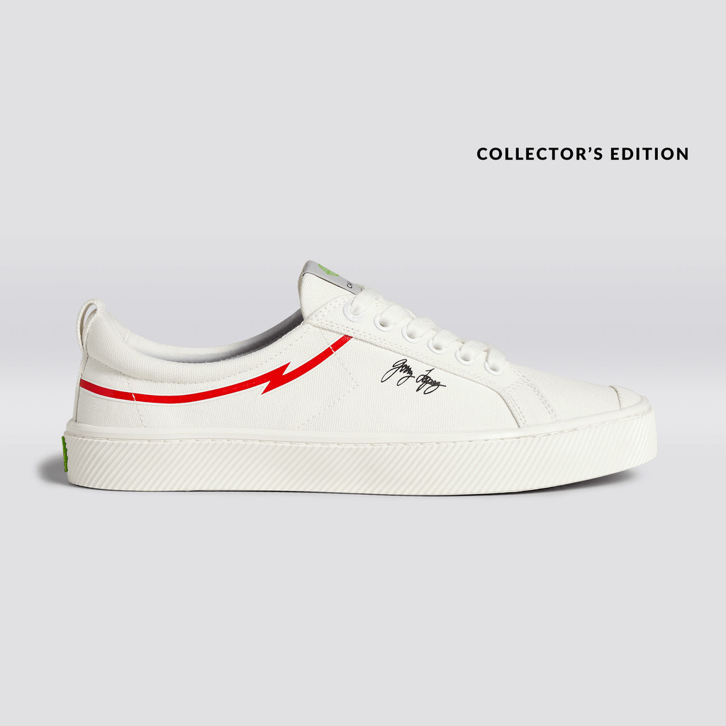 Cariuma Low Top Canvas Veganske OCA LOW Herre Off-White | 768SDRNIQ