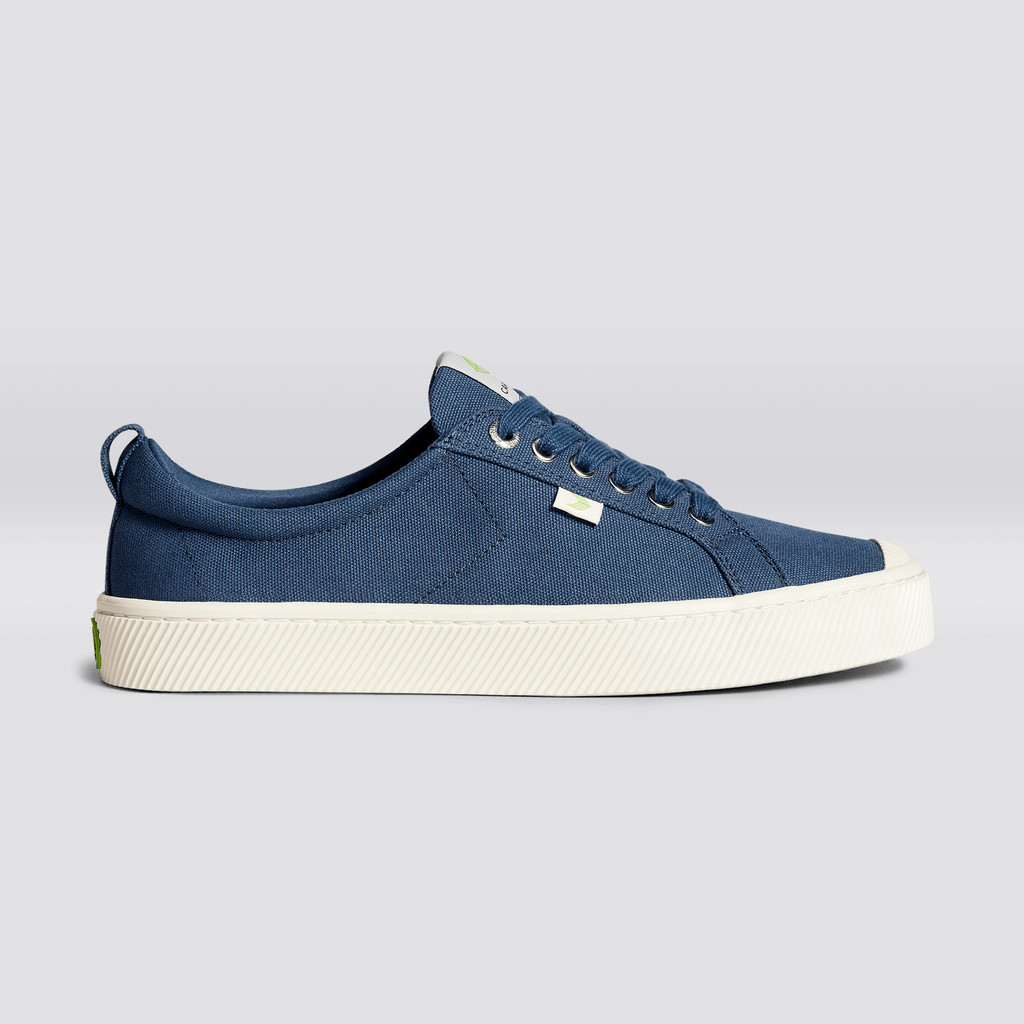 Cariuma Low Top Canvas Veganske OCA LOW Herre Blå | 132FGJXHL