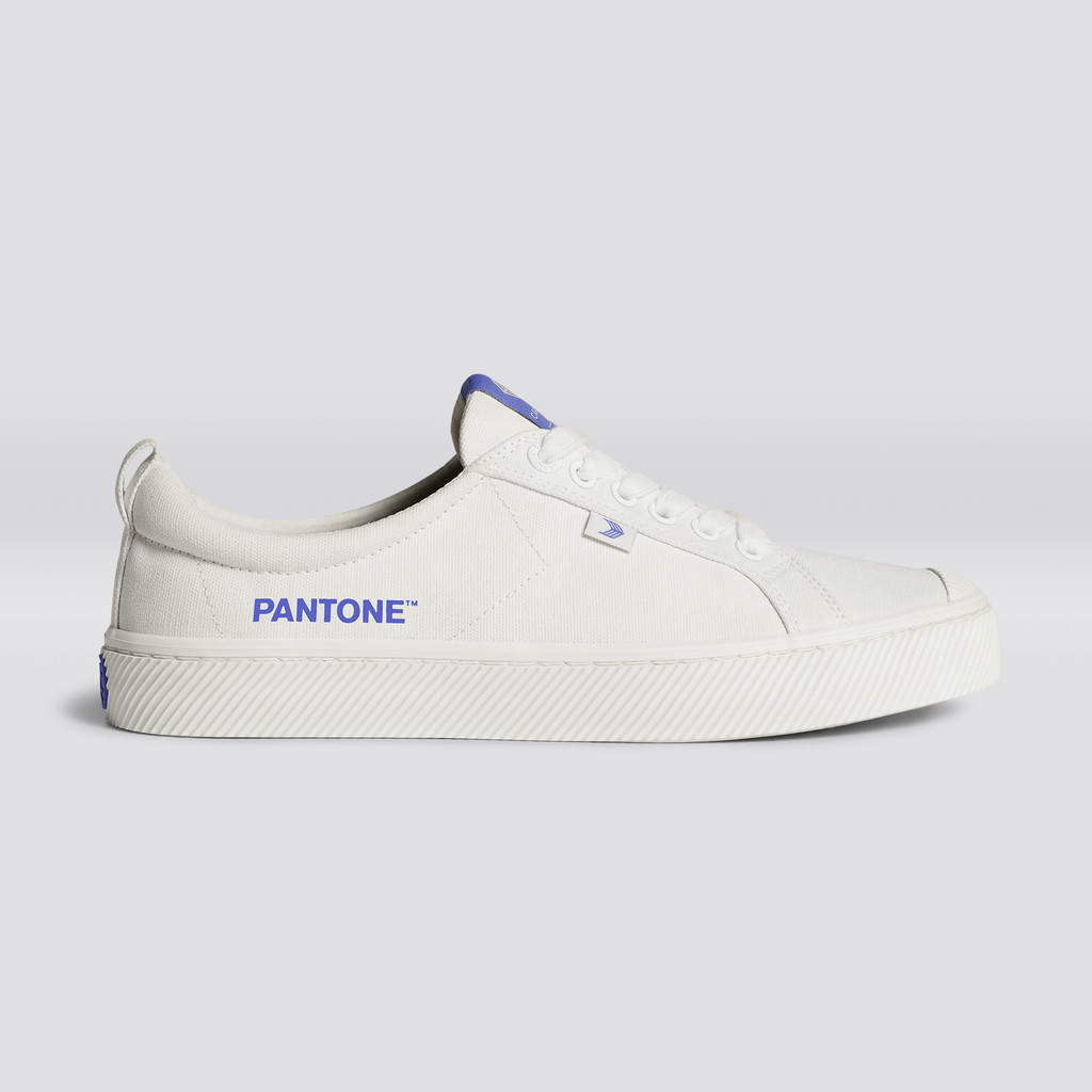 Cariuma Low Top Canvas Veganske OCA LOW Dame Off-White / Very Peri Canvas | 014XNFQHC