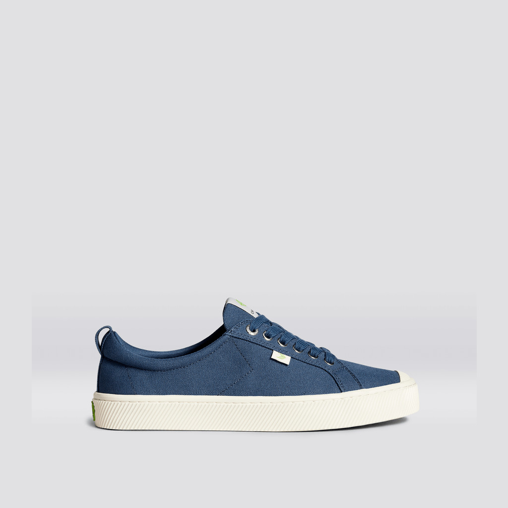 Cariuma Low Top Canvas Veganske OCA LOW Dame Blå | 460FTQBRM