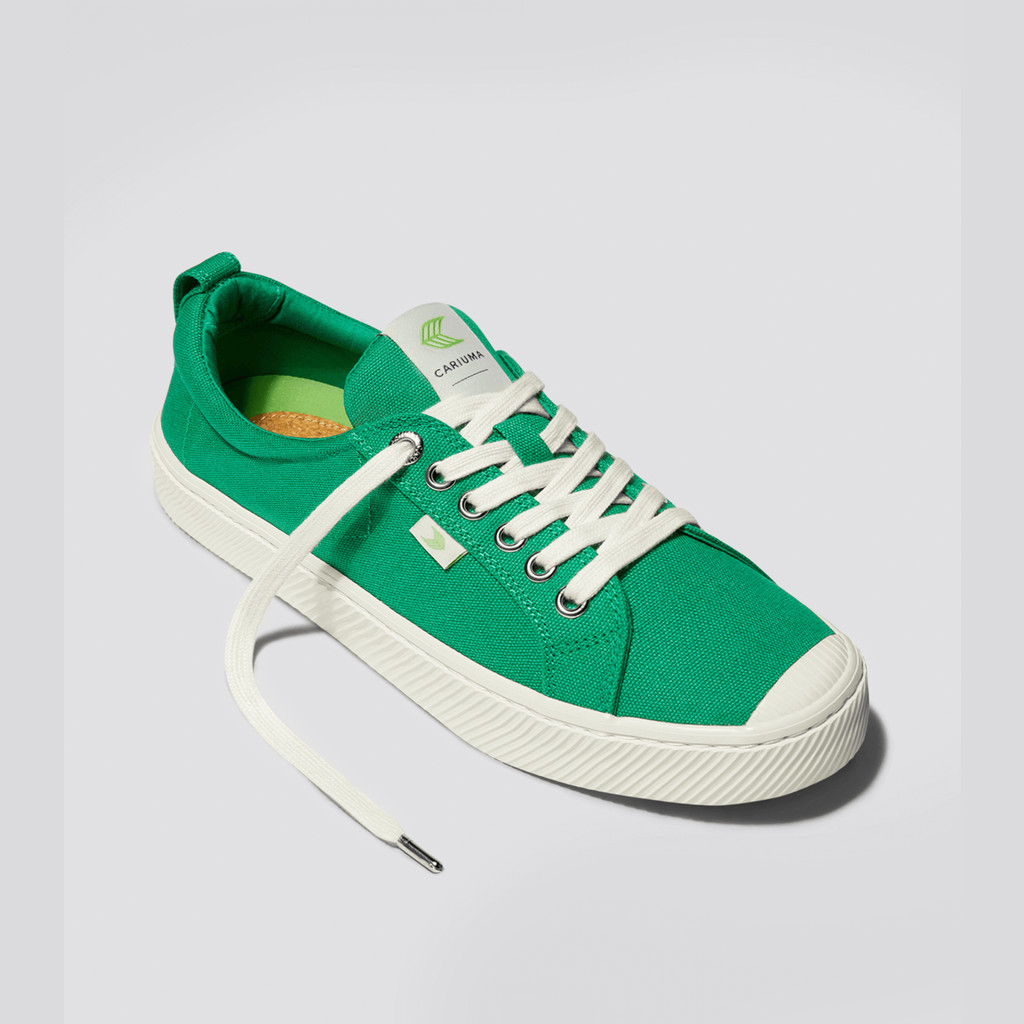 Cariuma Low Top Canvas Veganske OCA LOW Dame Grøn | 564ZCIHML