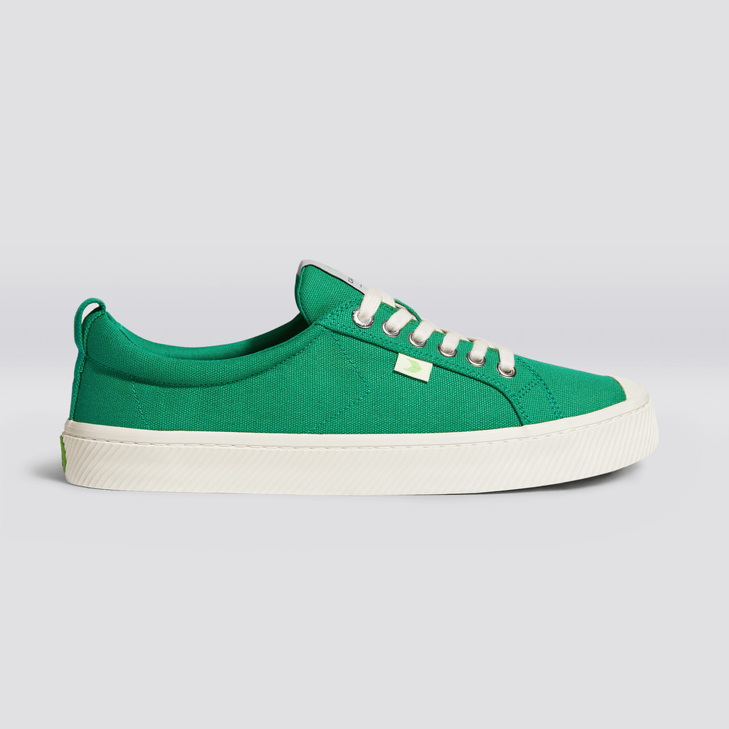 Cariuma Low Top Canvas Veganske OCA LOW Dame Grøn | 564ZCIHML