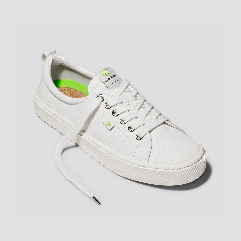 Cariuma Low Top Canvas Veganske OCA LOW Dame Off-White | 759GZRPSK