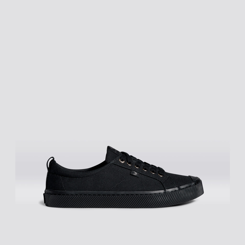 Cariuma Low Top Canvas Veganske OCA LOW Herre Sort | 612SGLWQV