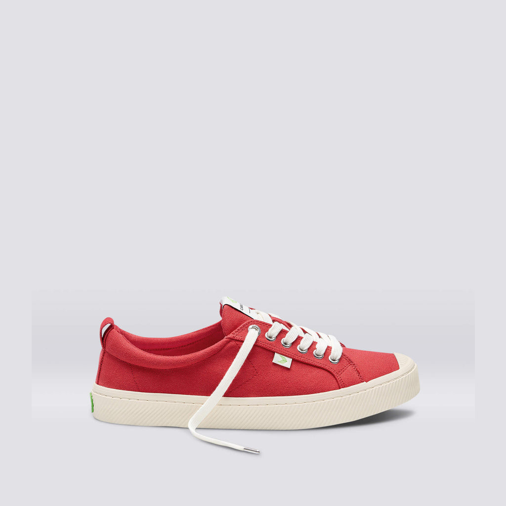 Cariuma Low Top Canvas Veganske OCA LOW Herre Rød | 860GRNQWX