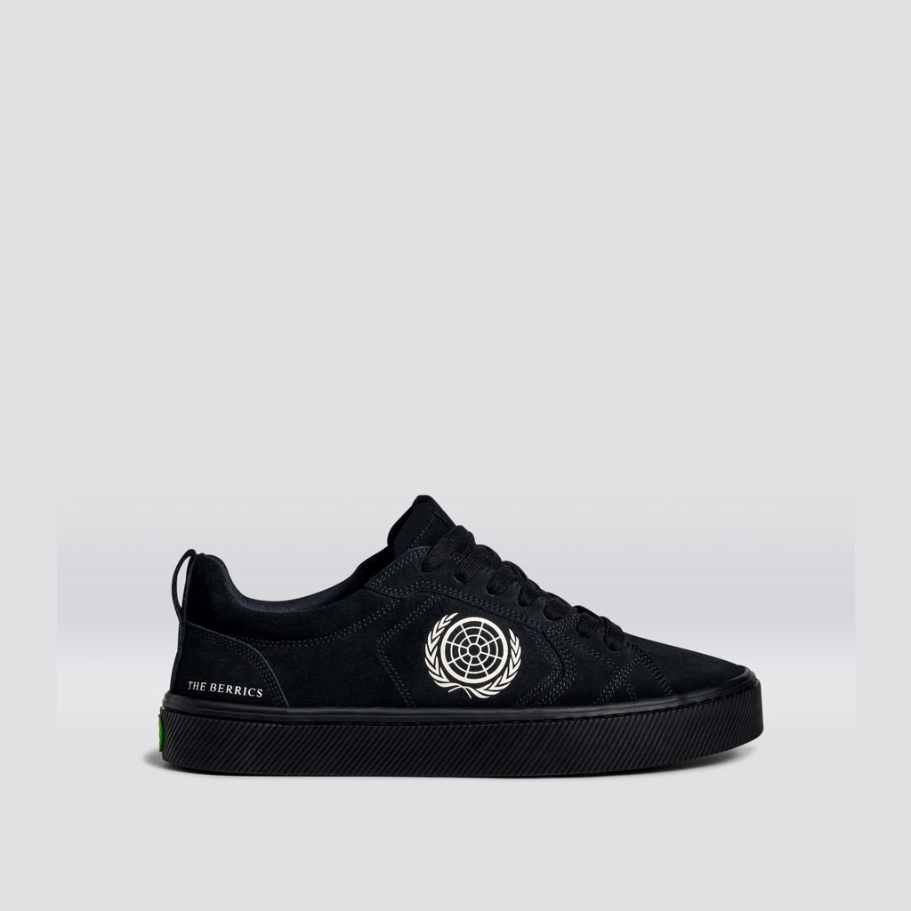 Cariuma Low Top Suede CATIBA PRO Herre Sort | 189HWVXMK