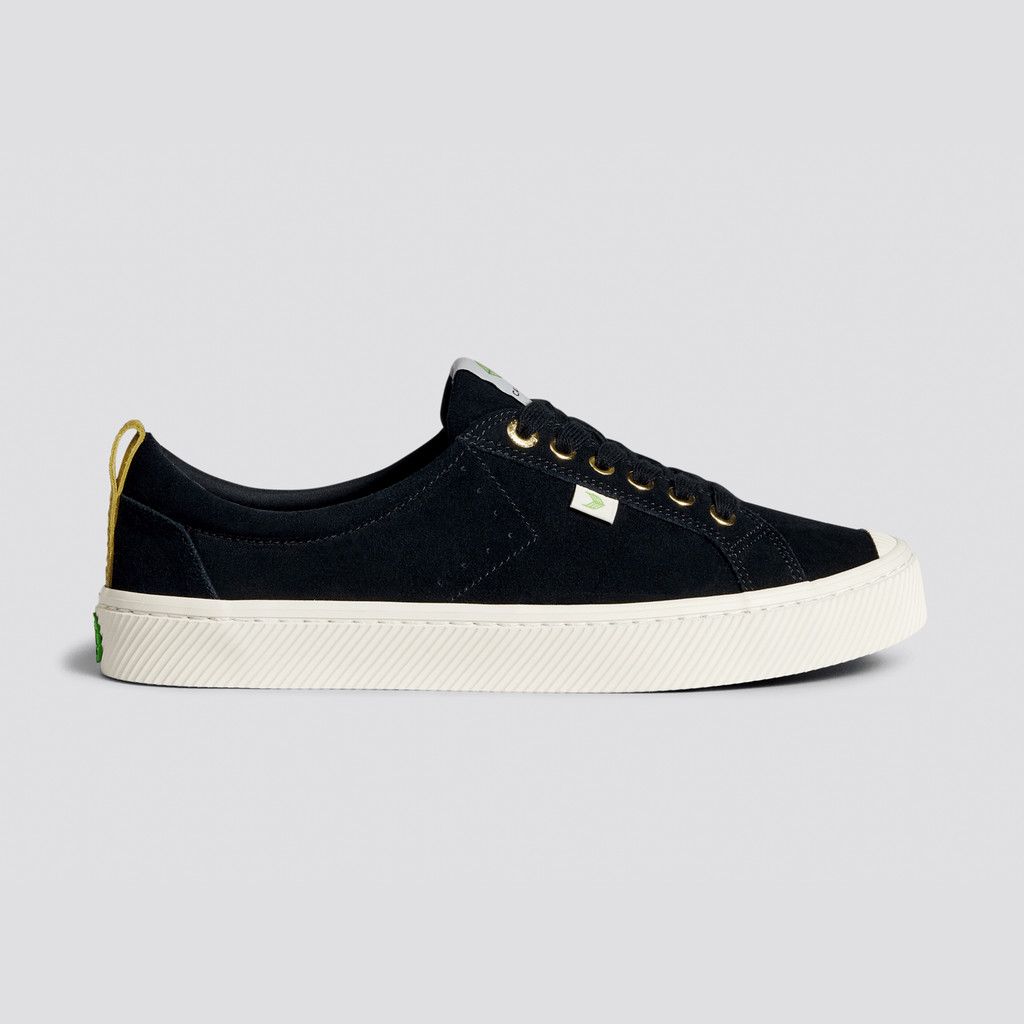 Cariuma Low Top Suede Men OCA LOW Herre Sort | 743ZRNSPV