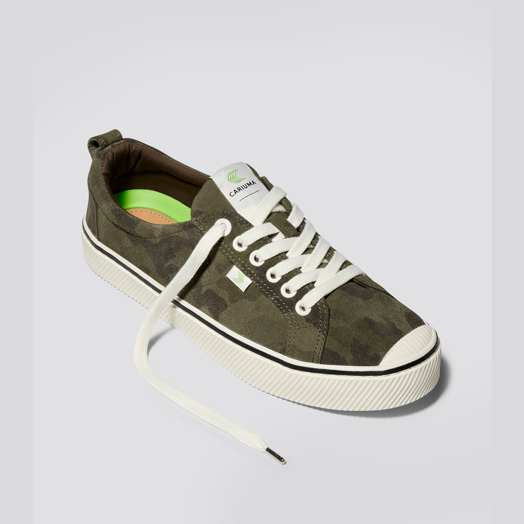 Cariuma Low Top Suede OCA LOW Dame Camouflage | 709YAJHLK