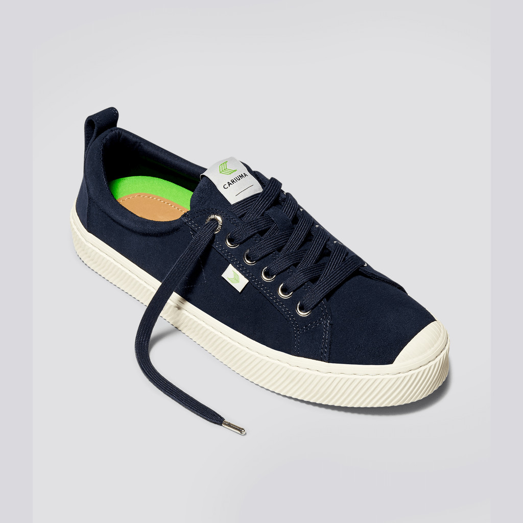 Cariuma Low Top Suede OCA LOW Herre Blå | 314BHEVMY