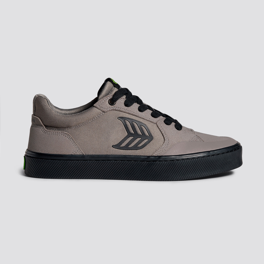 Cariuma Low Top Suede The Vallely Herre Grå Sort | 239MAVEJS